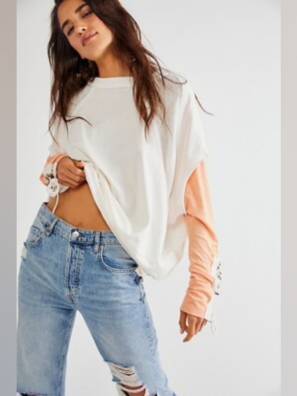 Free People Call Billie Oversized Tee - XS